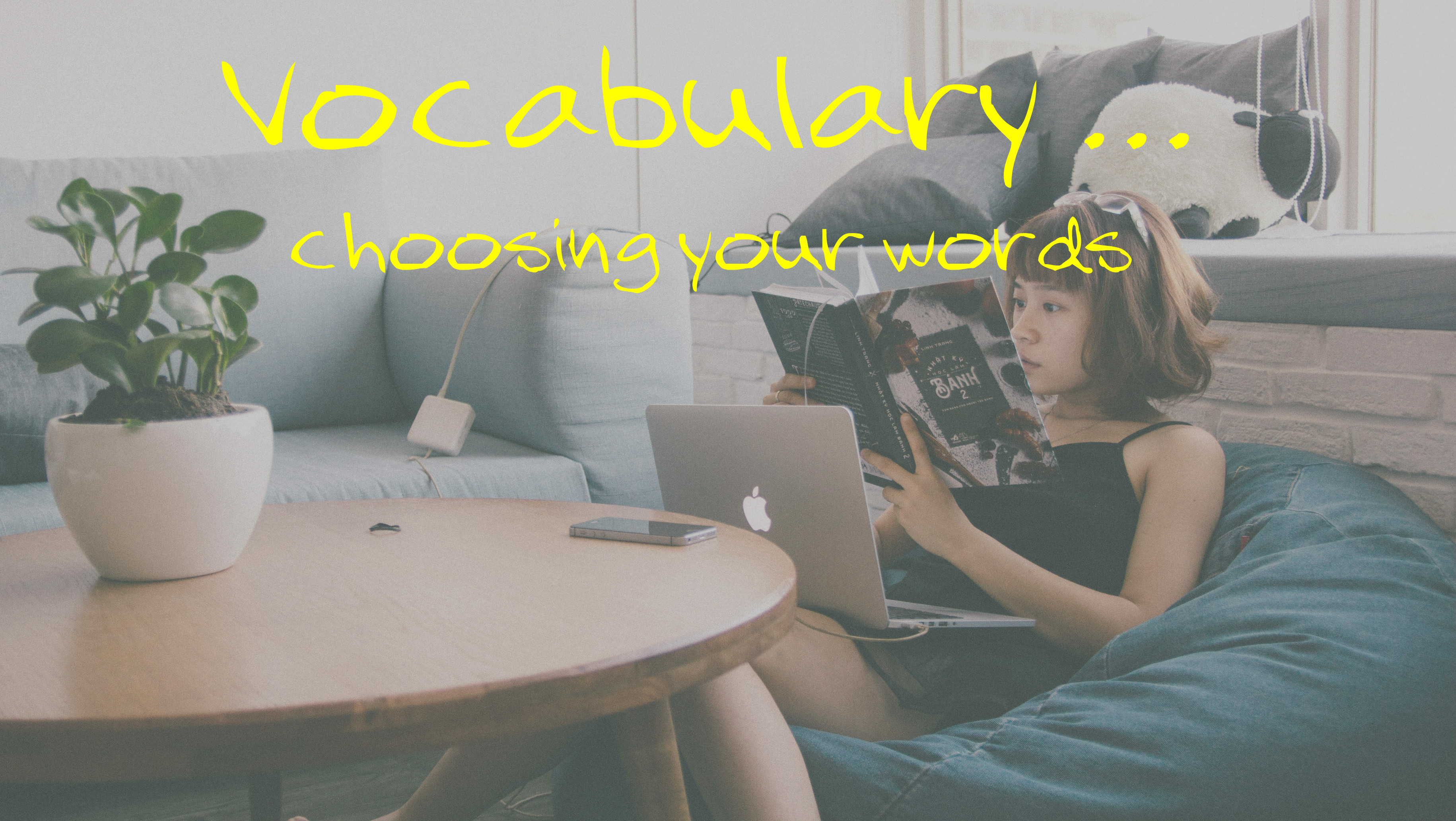 Vocabulary … choosing your words