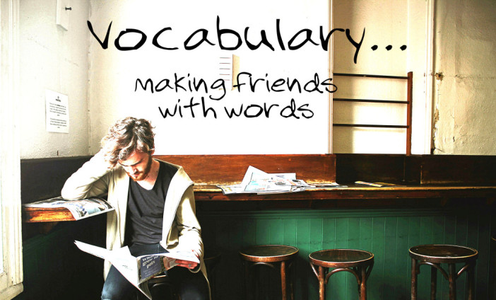 Vocabulary … making friends with words