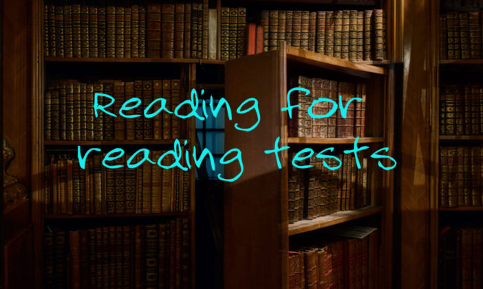 Reading for reading tests